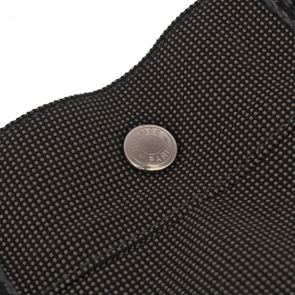 HERMES Canvas Tote Bag Air Line MM Grey Unisex - Picture 10 of 13